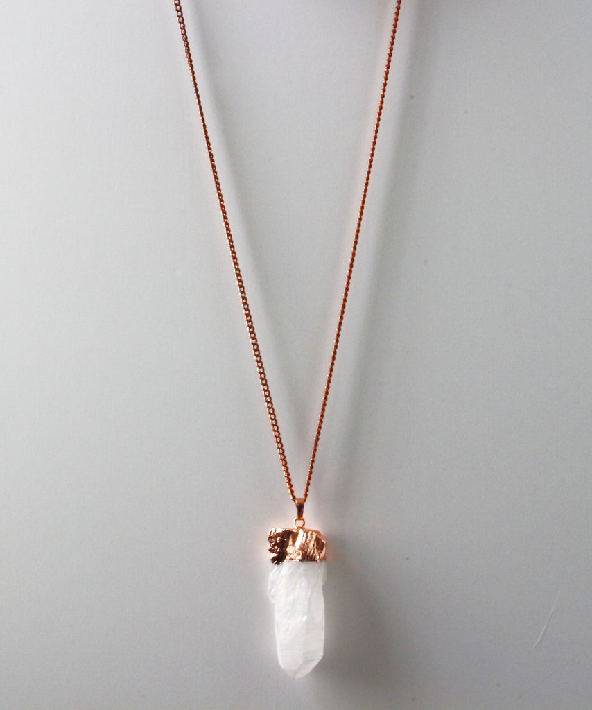 Rose Gold Quartz Point